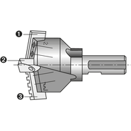 Schneidmesser SARA-DRILL ASP30 55mm für Bohrkopf A1-55/A2-65 TiN